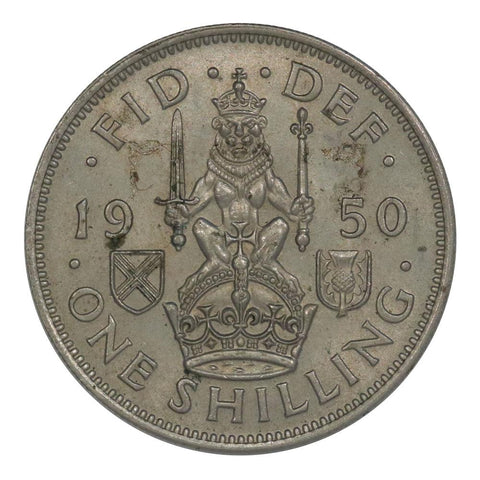 1950 Great Britain Shilling KM#877 - BU