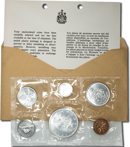 1965 Canada Prooflike Mint Set in OGP - Gem Uncirculated (1.11 ASW)