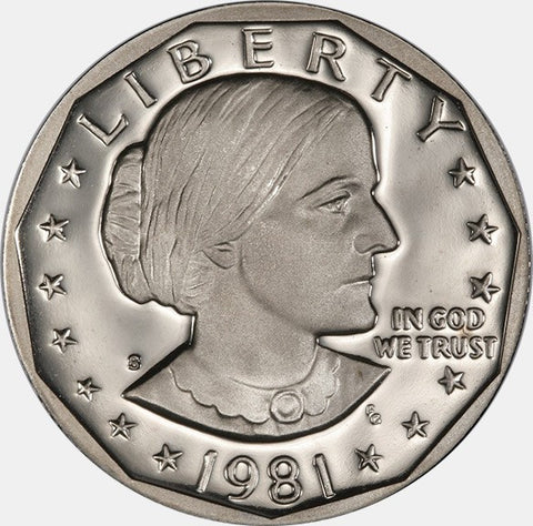 1981-S Type-2 Susan B. Anthony Dollar Special - Superb Brilliant Proof