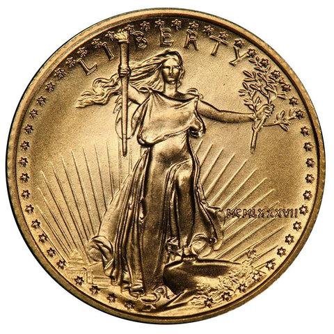 1987 Tenth Ounce $5 American Gold Eagle - Gem Uncirculated