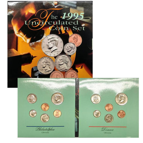 1995 United States Mint Uncircualted Coin Set - OGP