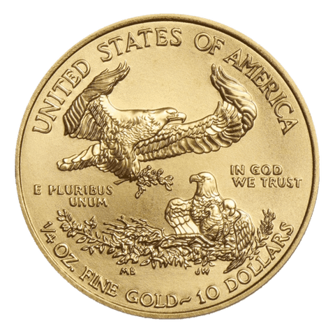 $10 American Gold Eagles 1/4 oz • Back Dates On Special