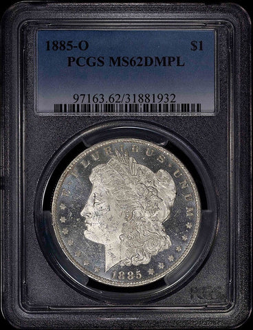 1885-O Morgan Dollar - PCGS MS 62 DMPL