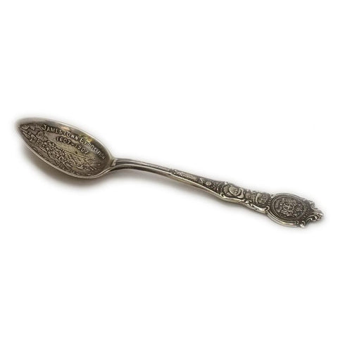 1907 Jamestown Exposition Small Size Sterling Souvenir Spoon