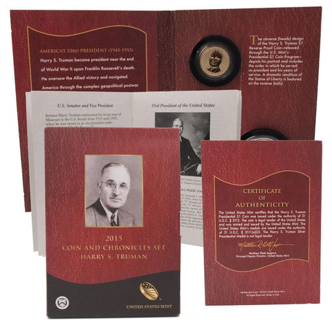 2015 Harry S. Truman Coin & Chronicles Set