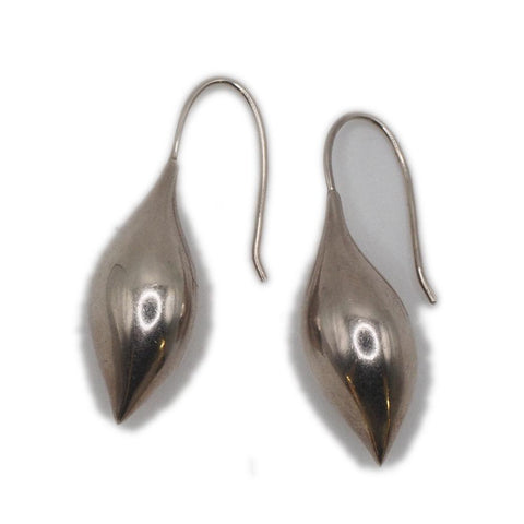 Michael Dawkins Sterling Silver Organic Drop Earrings