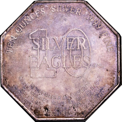 1969 W.H. Foster "Silver Eagle's Nest" .999 Silver Bar Set (19.25ozt)