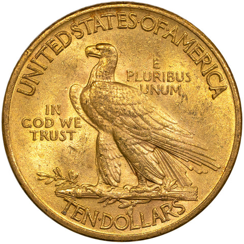 1915 $10 Indian Gold Eagle Coin - About Uncirculated