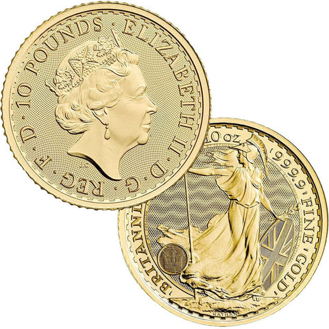 2023 Great Britain Britannia 10£ Gold 1/10th oz (Elizabeth) - Gem Uncirculated