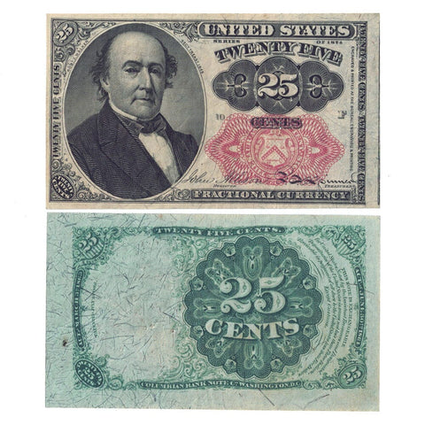 Series 1874 5th Issue 25 Cent Fractional Fr.1309 - Extremely Fine