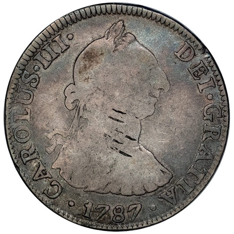 Mexico, 1787-FM Silver 4 Reales - KM.98 - Fine