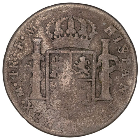 Mexico, 1789-FM Silver 4 Reales - KM.98 - Fair