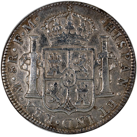 1793-FM Mexico Silver 8 Reales KM.109 - Very Fine
