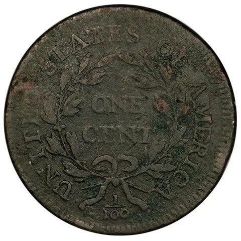 1796 Liberty Cap Large Cent - Very Good Details