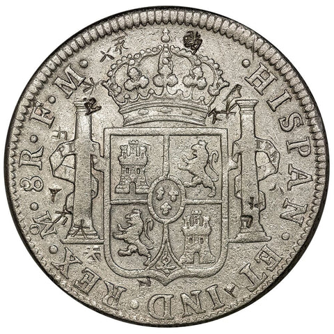 1798-FM Mexico Silver 8 Reales KM.109 - Very Fine (Chop Marks)