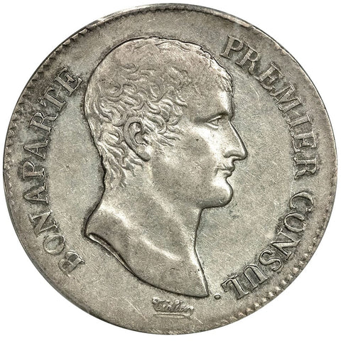 1803-A France Napoleon Silver 5 Francs L'An 12-A KM.660.1 - PCGS AU 50
