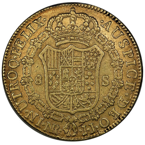 1805-NR Colombia Charles IV Gold 8 Escudos KM. 62.1 - Very Fine