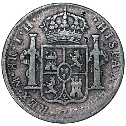 1805-TH Mexico Silver 8 Reales KM.109 - Very Good