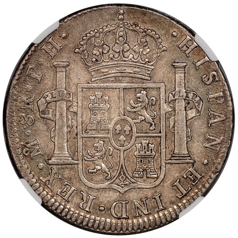 1806-TH Mexico Silver 8 Reales KM.109 - NGC AU 53 - About Uncirculated