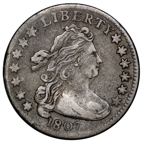 1807 Draped Bust Dime - Very Fine - Mintage: 165,000