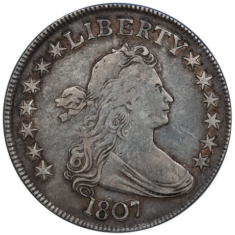 1807 Draped Bust Half Dollar - Overton 105 [R1] - Very Fine