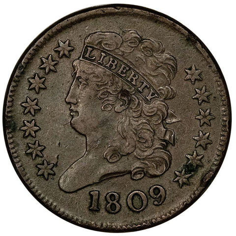 1809 Classic Head Half Cent - Extremely Fine