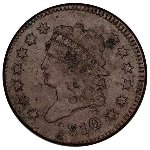 1810/09 Classic Head Large Cent - Extremely Fine Details