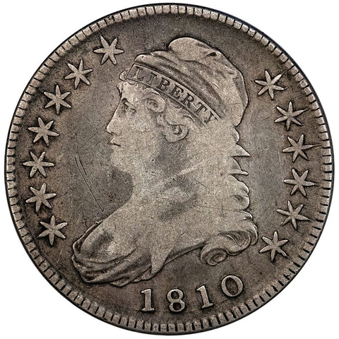 1810 Capped Bust Half Dollar - Overton 102a (LDS) [R2] - Fine