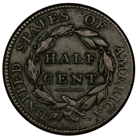1811 Classic Head Half Cent C-1 - Very Fine Details - Key-Date