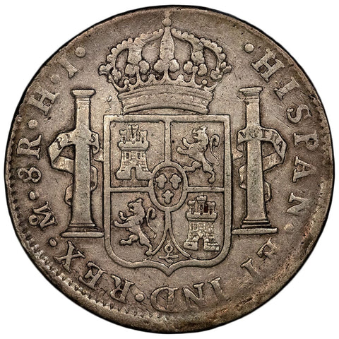 1811-HJ Mexico Silver 8 Reales KM.110 - Fine