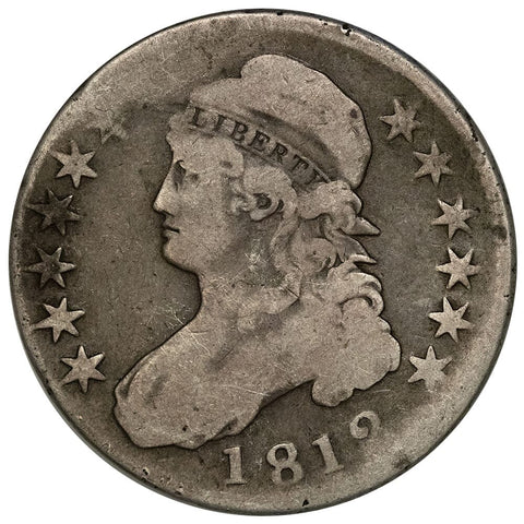 1812 Capped Bust Half Dollar - About Good Details