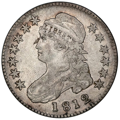 1812 Capped Bust Half Dollar ~ Overton 107 [R1] - Very Fine