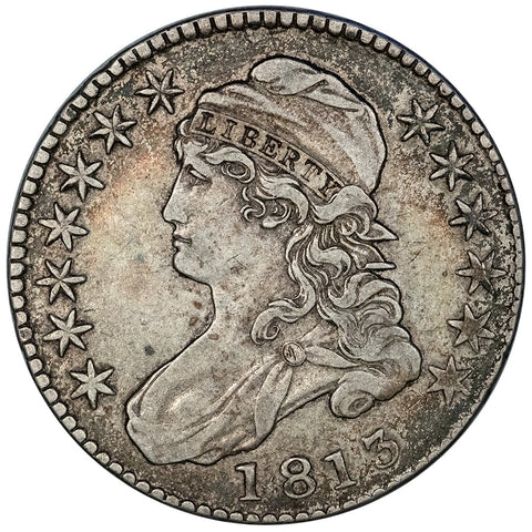 1813 50C/UNI Capped Bust Half Dollar ~ Overton 101 [R2] - Very Fine