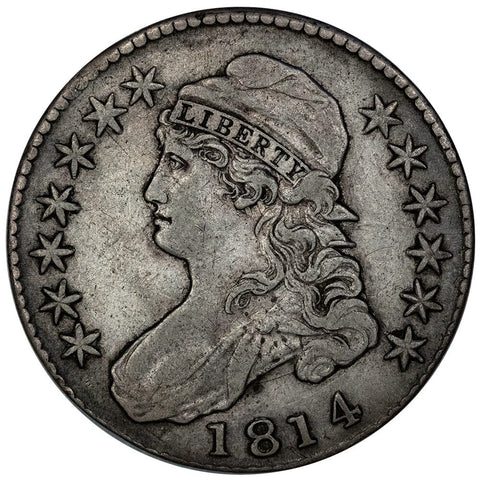 1814 Capped Bust Half Dollar ~ Overton 107 [R2] - Very Fine