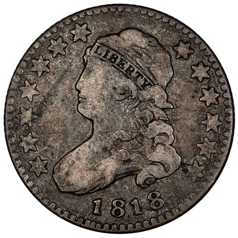 1818 Capped Bust Quarter - Fine