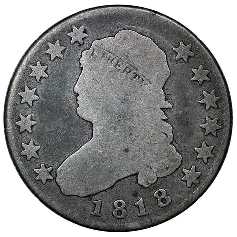 1818 Capped Bust Quarter - Good