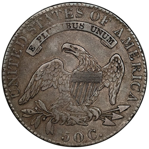 1820 Sq. Base 2 Capped Bust Half Dollar - Overton 105 [R1] - Very Fine Details