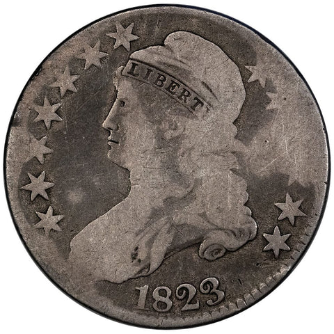 1823 Capped Bust Half Dollar - About Good