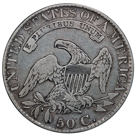 1826 Capped Bust Half Dollar - Overton 101 (R1) - Fine