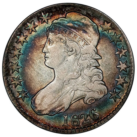 1826 Capped Bust Half Dollar - Very Fine Details