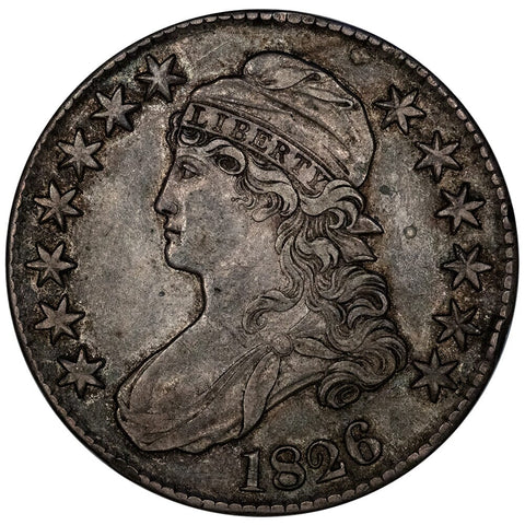 1826 Capped Bust Half Dollar ~ Overton 116 [R1] - Very Fine+