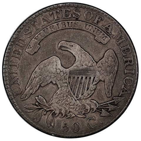 1828 Sq/Lg 8s Capped Bust Half Dollar - Overton 109 (R3) - Very Fine