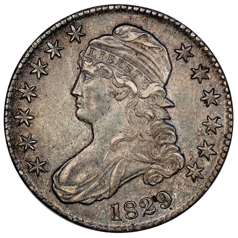 1829 Capped Bust Half Dollar - O.113a [R2] (Late) - Extremely Fine+