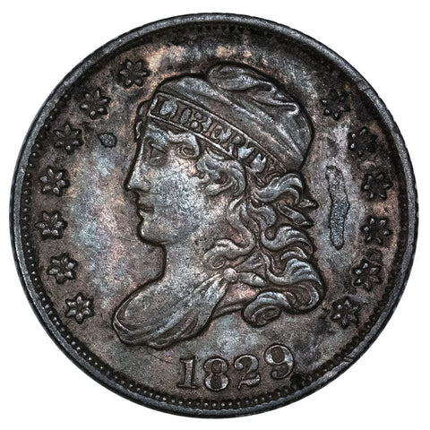 1829 Capped Bust Half Dime - Extremely Fine+ Details