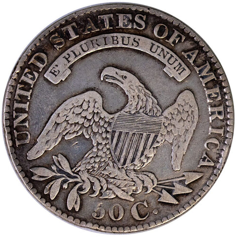 1829/7 Capped Bust Half Dollar O. 102 - Very Good Details