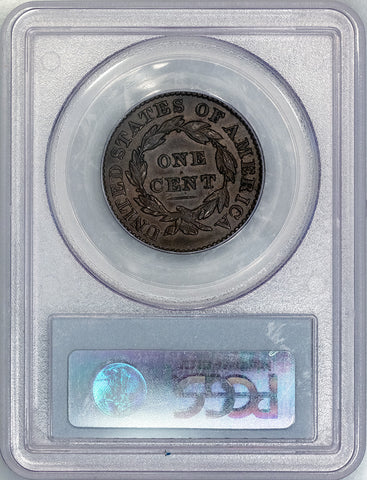 1831 LL Large Cent - PCGS AU 55 CAC - About Uncirculated+