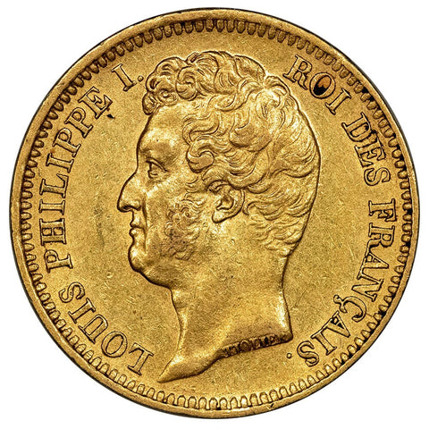 1831-A French Louis Philippe I 20 Franc Gold Coins KM. 739.1 - Extremely Fine