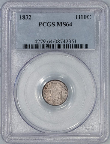 1832 Capped Bust Half Dime - PCGS MS 64 - Choice Uncirculated
