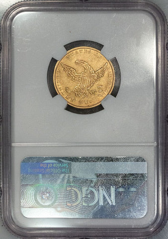 1834 Plain 4 Classic Head $5 - NGC AU 58 - Choice About Uncirculated