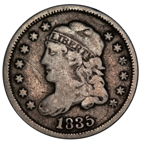 1835 Capped Bust Half Dime - Very Good
